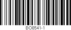 Código de barras (EAN, GTIN, SKU, ISBN): 'BO8541-1'