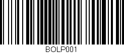 Código de barras (EAN, GTIN, SKU, ISBN): 'BOLP001'