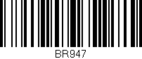 Código de barras (EAN, GTIN, SKU, ISBN): 'BR947'