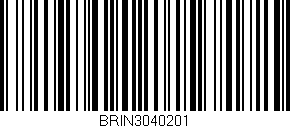 Código de barras (EAN, GTIN, SKU, ISBN): 'BRIN3040201'