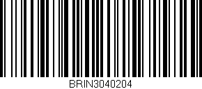 Código de barras (EAN, GTIN, SKU, ISBN): 'BRIN3040204'