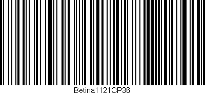 Código de barras (EAN, GTIN, SKU, ISBN): 'Betina1121CP36'