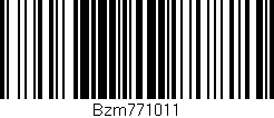 Código de barras (EAN, GTIN, SKU, ISBN): 'Bzm771011'