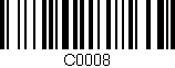 Código de barras (EAN, GTIN, SKU, ISBN): 'C0008'