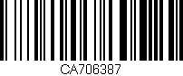 Código de barras (EAN, GTIN, SKU, ISBN): 'CA706387'