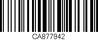 Código de barras (EAN, GTIN, SKU, ISBN): 'CA877942'