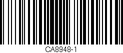 Código de barras (EAN, GTIN, SKU, ISBN): 'CA8948-1'