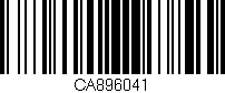 Código de barras (EAN, GTIN, SKU, ISBN): 'CA896041'