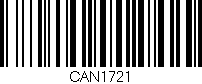 Código de barras (EAN, GTIN, SKU, ISBN): 'CAN1721'