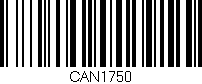 Código de barras (EAN, GTIN, SKU, ISBN): 'CAN1750'