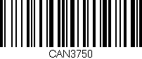 Código de barras (EAN, GTIN, SKU, ISBN): 'CAN3750'