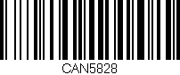 Código de barras (EAN, GTIN, SKU, ISBN): 'CAN5828'