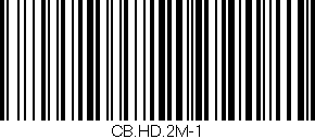 Código de barras (EAN, GTIN, SKU, ISBN): 'CB.HD.2M-1'