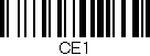 Código de barras (EAN, GTIN, SKU, ISBN): 'CE1'