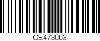 Código de barras (EAN, GTIN, SKU, ISBN): 'CE473003'
