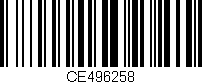 Código de barras (EAN, GTIN, SKU, ISBN): 'CE496258'