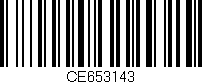Código de barras (EAN, GTIN, SKU, ISBN): 'CE653143'