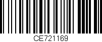 Código de barras (EAN, GTIN, SKU, ISBN): 'CE721169'