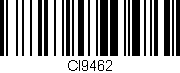 Código de barras (EAN, GTIN, SKU, ISBN): 'CI9462'