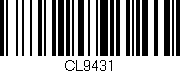 Código de barras (EAN, GTIN, SKU, ISBN): 'CL9431'