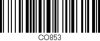 Código de barras (EAN, GTIN, SKU, ISBN): 'CO853'