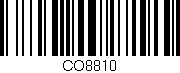 Código de barras (EAN, GTIN, SKU, ISBN): 'CO8810'