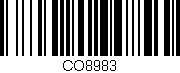 Código de barras (EAN, GTIN, SKU, ISBN): 'CO8983'