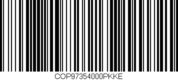 Código de barras (EAN, GTIN, SKU, ISBN): 'COP97354000PKKE'
