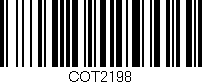 Código de barras (EAN, GTIN, SKU, ISBN): 'COT2198'