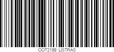 Código de barras (EAN, GTIN, SKU, ISBN): 'COT2199/LISTRAS'