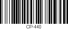 Código de barras (EAN, GTIN, SKU, ISBN): 'CP-440'