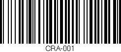 Código de barras (EAN, GTIN, SKU, ISBN): 'CRA-001'