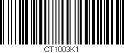 Código de barras (EAN, GTIN, SKU, ISBN): 'CT1003K1'