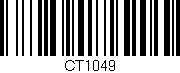 Código de barras (EAN, GTIN, SKU, ISBN): 'CT1049'