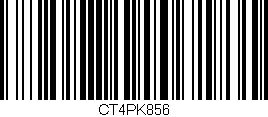 Código de barras (EAN, GTIN, SKU, ISBN): 'CT4PK856'
