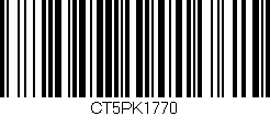 Código de barras (EAN, GTIN, SKU, ISBN): 'CT5PK1770'