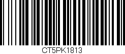 Código de barras (EAN, GTIN, SKU, ISBN): 'CT5PK1813'