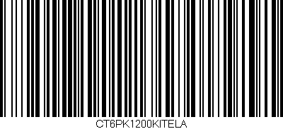 Código de barras (EAN, GTIN, SKU, ISBN): 'CT6PK1200KITELA'