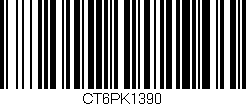 Código de barras (EAN, GTIN, SKU, ISBN): 'CT6PK1390'