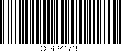 Código de barras (EAN, GTIN, SKU, ISBN): 'CT6PK1715'