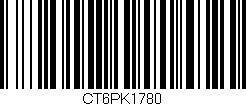Código de barras (EAN, GTIN, SKU, ISBN): 'CT6PK1780'