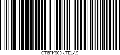 Código de barras (EAN, GTIN, SKU, ISBN): 'CT6PK989KITELAS'