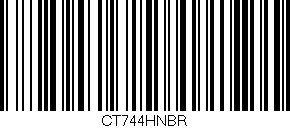 Código de barras (EAN, GTIN, SKU, ISBN): 'CT744HNBR'