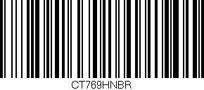 Código de barras (EAN, GTIN, SKU, ISBN): 'CT769HNBR'