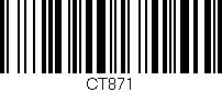 Código de barras (EAN, GTIN, SKU, ISBN): 'CT871'