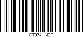 Código de barras (EAN, GTIN, SKU, ISBN): 'CT874HNBR'