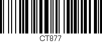 Código de barras (EAN, GTIN, SKU, ISBN): 'CT877'
