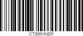Código de barras (EAN, GTIN, SKU, ISBN): 'CT906HNBR'
