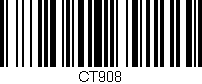 Código de barras (EAN, GTIN, SKU, ISBN): 'CT908'