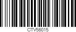 Código de barras (EAN, GTIN, SKU, ISBN): 'CTV56015'